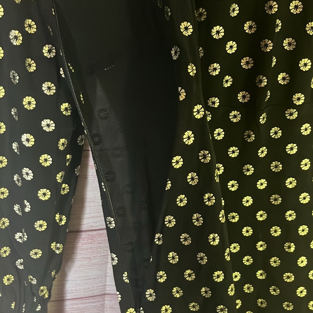Rixo Mavis Black Gold‎ Foil-Print Maxi V-Neck Dress Size XS US4 - Picture 5 of 7